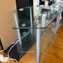 Free Glass TV Stand, Shelving Unit, Collection Only Image 2