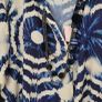 Made in Italy navy and cream abstract print tunic style midi SzL (Fit 12-14UK) Image 10