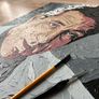 Robert De Niro portrait painting canvas art movie icon Image 5
