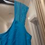 Turquoise blue dress Image 6