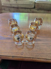 Vintage brandy glasses
