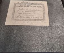 two hand written books