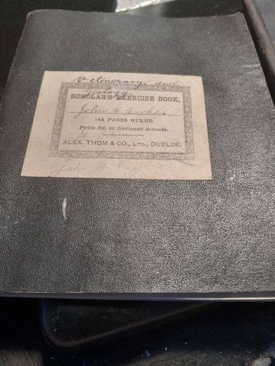 two hand written books