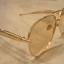 Gold-tone aviator sunglasses Image 3
