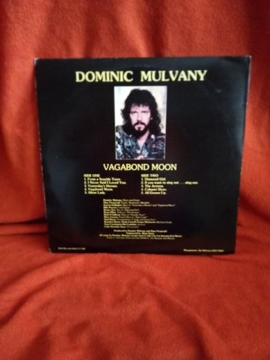 Dominic Mulvany - Vagabond Moon (Rare Vinyl LP)