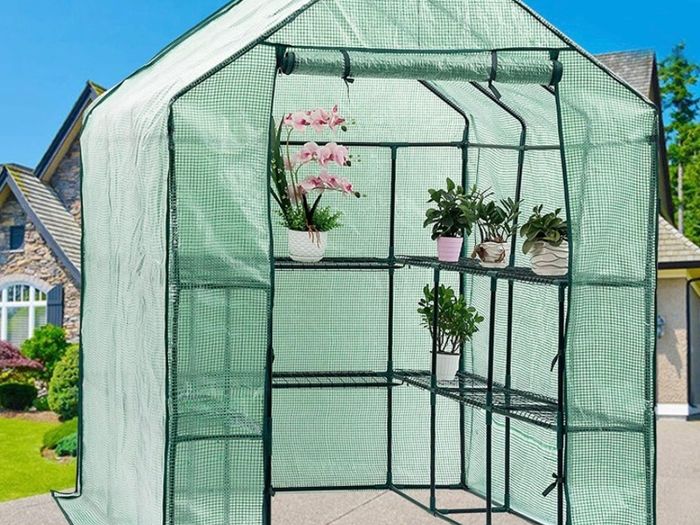 Greenhouse Grow House with 8 Shelves,143 x 216 x 195 cm (FREE POSTAGE)
