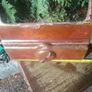 Cast Iron Fire Front Vintage Luster Iredescent  16'' Image 4