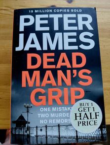 Dead Man's Grip. Peter James.  4 books 10 euro