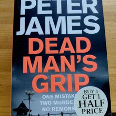 Dead Man's Grip. Peter James.  4 books 10 euro