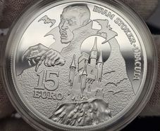 Ireland 2018 Silver Proof Bram Stokers Dracula 15 Euro Coin in Original Holder with COA