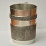 Vintage Pair of Mullingar Pewter Celtic Kells Tankards 10oz Toyota Golf Cup 1987 (Set of 2) Image 3