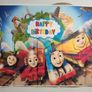 Thomas the Tank Engine Birthday Party - Backdrop + Swirl Decor + Loot Bags Image 2
