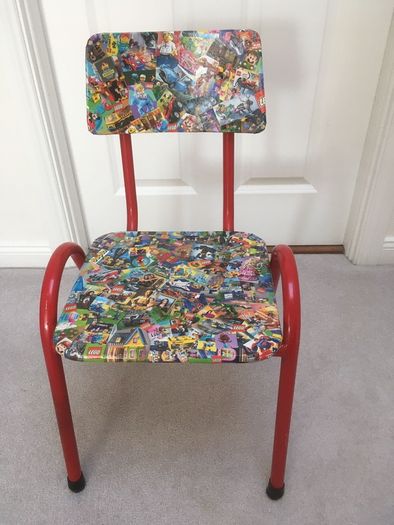 Lego decoupage chair
