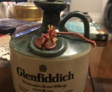 Rare Vintage Glenfiddich Ceramic Decanter