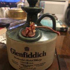Rare Vintage Glenfiddich Ceramic Decanter