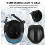 BRAND NEW Snow Helmet with Detachable Earmuff Men Women with Goggle Fixed Strap Image 3