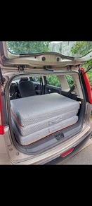 Foldable camping mattress