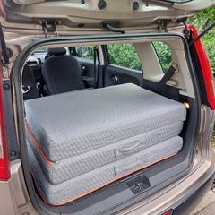 Foldable camping mattress
