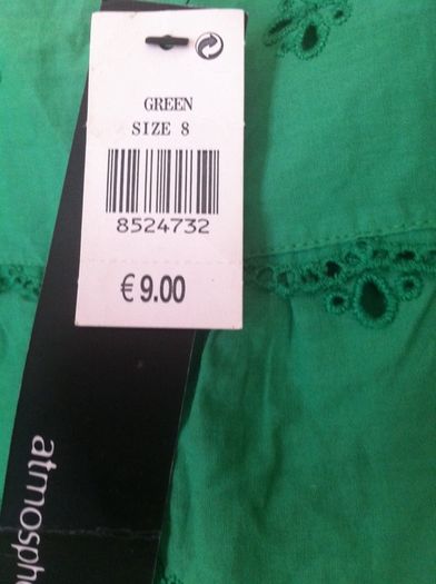 New top with tags