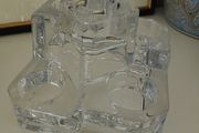 Partylite Glass Block Candleholder