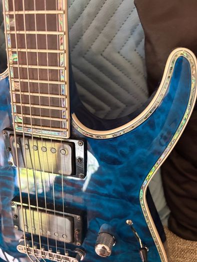 Esp Ltd Mh1000nt - Black Ocean (emg / Gotoh Upgrades)