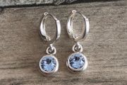 Silver Plated Swarovski Crystal Earrings