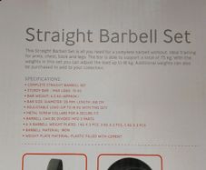 Barbell set