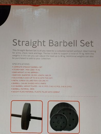 Barbell set