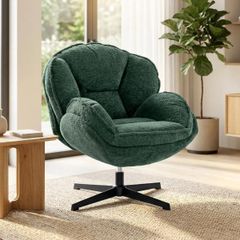 Wingback Velvet Armchair