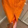 Orange linen dress size 10 / new Image 3