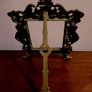 Art noveau ornate brass frame Image 2