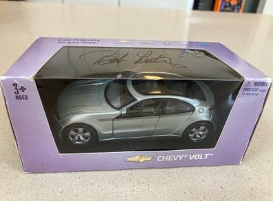 Chevrolet Volt Rare Burago American Market signed by Bob Lutz