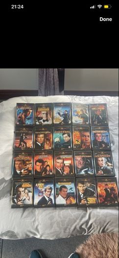 Set of 21 James Bond Special Edition DVDs