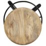 Bar Stools 2 pcs 52 cm Solid Mango Wood Image 5