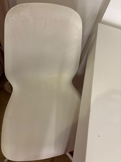 desk and chair