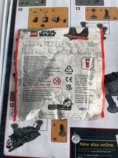 Lego Star Wars AT-TE microfighter