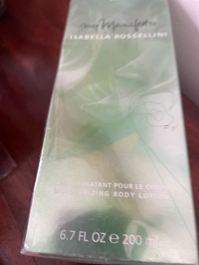Isabella Rossellini My Manifesto body cream