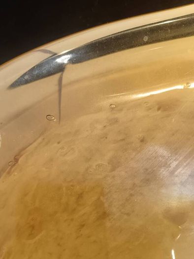 Large Murano Style Hand Blown Glass Dish