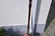 old copper  bed pan