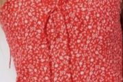 top Bnwt size large red Zara top