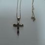 Gold cross & chain Image 2