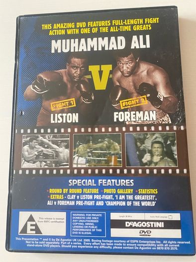 Boxers, The Undisputed Muhammad Ali Dvd