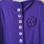 Avoca pure wool  Purple coat UK 10 Image 10