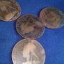 1897 Victoria Pennies. Image 6