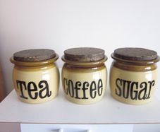 TG Green "Granville" Stoneware Glazed Jars X3