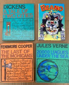 Vintage hardback books - beautiful illustrations