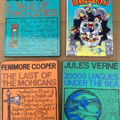 Vintage hardback books - beautiful illustrations