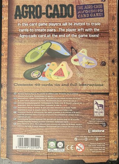 Paladon Agro-Cado card game