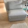 1-seat sofa-bed, Grey, Barely Used Image 2