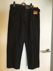 Generous Fit NEW FlipBack Boys Black jeans size 10 years